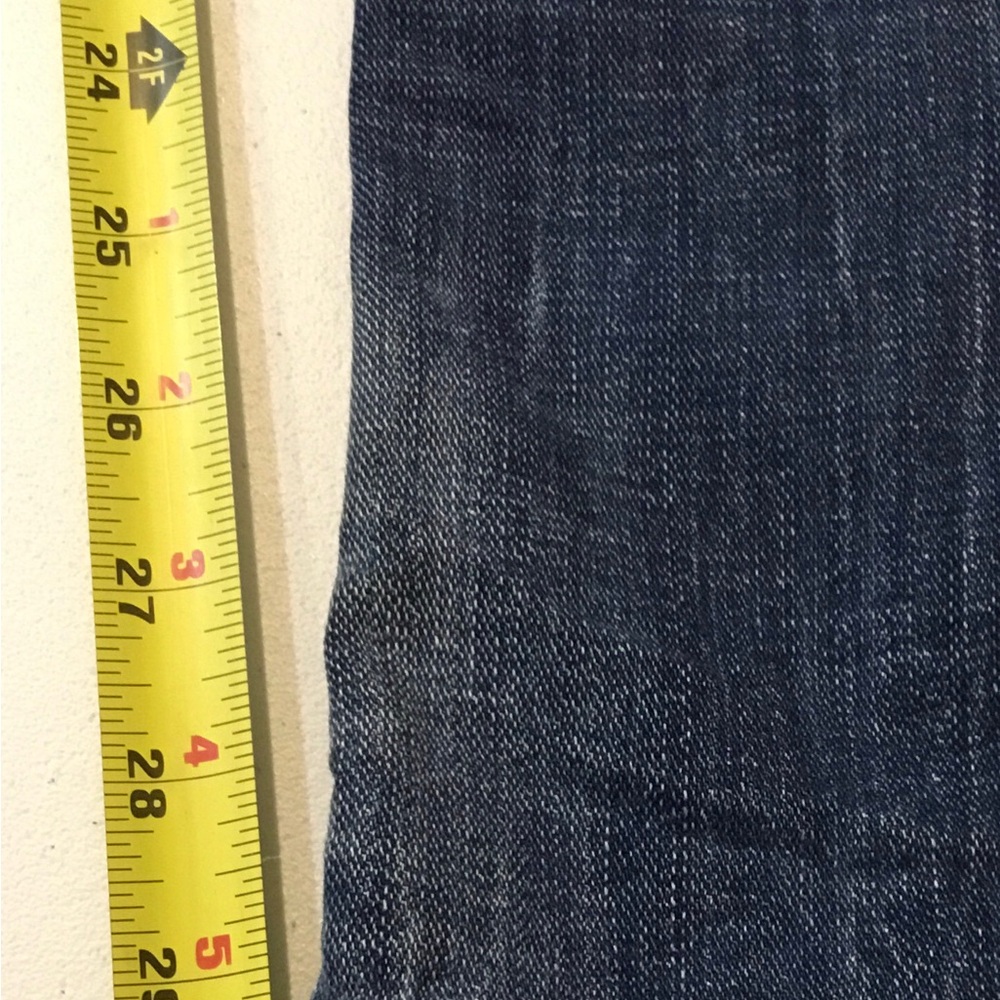 Big Star Women's Distressed Blue Denim Jeans with Embellishment Pocket - Picture 11 of 16